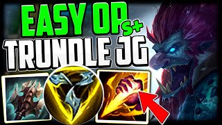 TRUNDLE JUNGLE SCALE KING  How to Play Trundle Jungle amp Carry Low Elo Season 14 [upl. by Isaacson107]