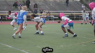 SFC Girls Flag Football League Irvington HS vs Montclair HS [upl. by Parrisch]