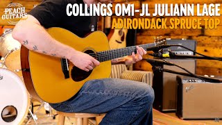 Collings OM1 JL Julian Lage Signature  Natural  Custom Adirondack Spruce Top [upl. by Acira767]