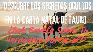 Descubre los Secretos Ocultos en la Carta Natal de Tauro ¿Qué Revela Sobre Tu Verdadero Potencial [upl. by Areid692]