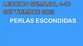 LECCION VIDA Y MINISTERIO CRISTIANO DE ESTA SEMANA 04 AL 10 DE SEPTIEMBRE 2023 [upl. by Ogg]