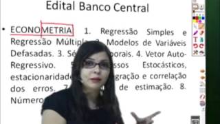 Aula de Econometria para o Bacen [upl. by Ydahs]