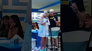 Filipina life ni Greecekaraoke in The Real Greek restaurant in Cavos Corfu karaoke singing [upl. by Marva]