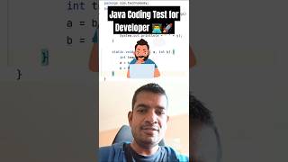 Quiz for java developer  shorts java javaprogramming coding javainterviewquestions [upl. by Dyrrej297]