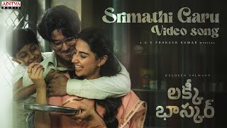 Srimathi Garu Video Song Lucky Baskhar Dulquer Salmaan Meenakshi C  GV Prakash Vishal M Shweta [upl. by Lletniuq]