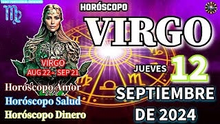 Horóscopo De Hoy 💗 Virgo 💗 12 De Septiembre De 2024 Amor  Salud ♈♉♊♋♌♍♎♏♐♑♒♓ [upl. by Harberd]