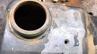 Cleaning a Briggs and Stratton 5S Gas Tank [upl. by Lennahc]