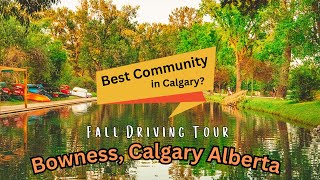 Bowness Calgary Alberta Canada  Discover Bowness  Calgarys Best Community  Fall Driving Tour [upl. by Treboh]