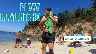 Fuimos a la Playa RAMUNTCHO y la CALETA LENGA en CONCEPCIÓN CHILE [upl. by Tseng984]