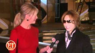 Yoshiki interview  Behind the Scenes at Golden Globe Headquarters [upl. by Bevvy]