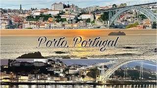 Porto Portugal 🇵🇹  Travel Vlog 2024  Walking tour  Portuguese Food [upl. by Dnalyram]