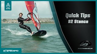 Windsurfing Quick Tips Stance [upl. by Aleusnoc]