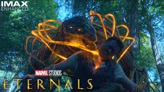 Eternals Vs Deviants  Eternals Fight Scene  Gilgamesh Death Scene  1080p IMAX Enhanced [upl. by Nnylanna]