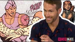 Ryan Reynolds Tries To Guess Obscure Superheroes  PopBuzz Meets [upl. by Schoof]