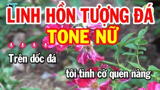 Karaoke Linh Hồn Tượng Đá Tone Nữ  Em  Nhạc Sống 2024  Karaoke Xóm Lộ [upl. by Tolman]