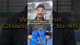 What’s reason behind the jersey number  ytshorts shorts rohitsharma [upl. by Gnod]