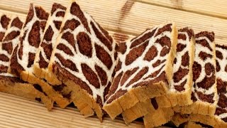 How to Make Leopard Print Bread 豹紋吐司  麵包製作  Homemade Sandwich Bread  Josephines Recipes 177 [upl. by Ahsiel]