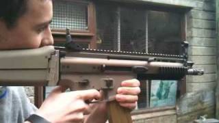 WE SCAR Co2 GBB AIRSOFT [upl. by Adnocahs]