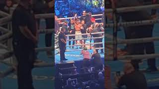 Ammo Williams gets hand raised after knockout in Philly [upl. by Henrieta193]