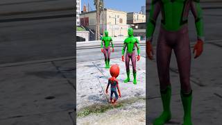 SPIDER MAN DUPLICATE CAME TO HIS HOUSE  gta5 shorts shortsfeed ironman [upl. by Ulund561]