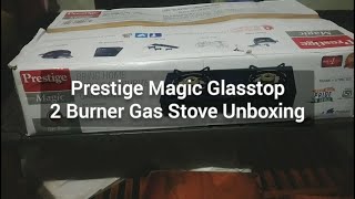 Best Prestige Gas Stove  Magic Glasstop 2 Burner  Unboxing amp Reviews [upl. by Muriah]