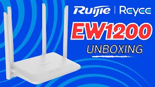 Ruijie RG EW1200 Unboxing [upl. by Anivol]