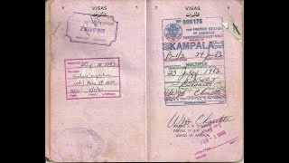 HOW I GOT MY FIRST PASSPORT AND AMERICAN VISA 1982 [upl. by Aimil327]