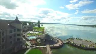 Chautauqua Harbor Hotel Drone Video After completion August 2018 [upl. by Tigges]