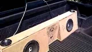 Custom Sub Box Dodge Dakota Sport [upl. by Nofpets812]