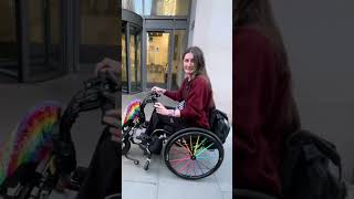 Some common experiences of wheelchair users 😂🙈 wheelchair disabled mobilityaid [upl. by Bevers523]