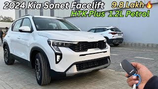 2024 Kia Sonet HTK Plus Full Detail Review ♥️ New Updates amp Features Sonet Facelift HTK Plus [upl. by Einaled]