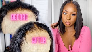 Detailed 😱 HOW TO PLUCK YOUR LACE FOR BEGINNERS  Glueless Wig  MyQuality Hair [upl. by Milan]