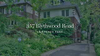 Experience Nature in the City A Tour of 357 Blythwood Road Lawrence Park Toronto [upl. by Sualk]