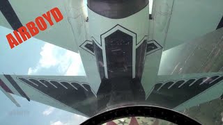 Thunderbirds Flight Cockpit View [upl. by Yenffit]