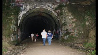 Dark of Night Moonville Hike Ghosts [upl. by Zetniuq]