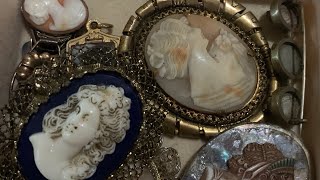 Vintage Jewelry identification Cameo Jewelry Part I [upl. by Pry]