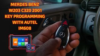 Mercedes Benz W203 C320 Key Programming ✔️ برمجة مفتاح المرسيدس [upl. by Sill]