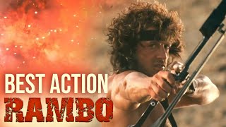 Rambo Hunts Cops In The Forest EXTENDED Scene  Rambo First Blood [upl. by Gnourt]