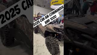 International snowmobile Atv show 2025 can am commander xmr 1000 in camo canam atv sidebyside [upl. by Ellehsim]