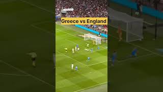 Greece vs England Goals shorts football [upl. by Addia]