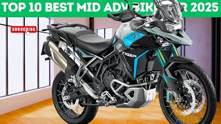 Top 10 Best Middleweight Adventure Motorcycles For 2025 [upl. by Cari]