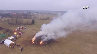 Osterfeuer in Schönwalde 2018 [upl. by Orozco773]