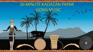 30MINUTE KADAZAN PAPAR GONG MUSIC tagung papar gong [upl. by Ylsel]