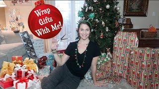 Wrap Gifts With Me Christmas 2018 Watch me wrap Christmas gifts [upl. by Thedric517]