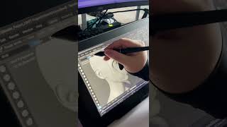 Testing Out the Huion Kamvas 13 huiontablet huion [upl. by Mikeb]