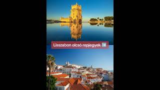 lissabon olcsoutazas travel repülővel utazásitippek utazás [upl. by Hurlow]