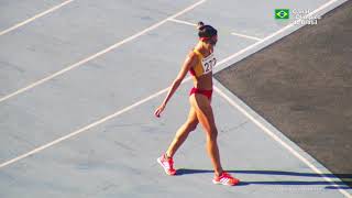 TROFÉU BRASIL DE ATLETISMO 2022  Viviane Lyra é campeã da marcha atlética feminina  20km [upl. by Klotz637]