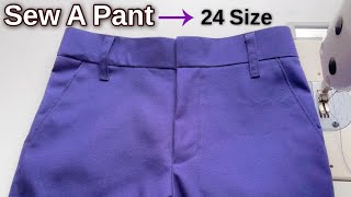 ✨✅I didnt expect it to be so easy to sew pant I Sew your own pants at home [upl. by Dnamra440]