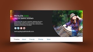 Eye Catching Facebook Cover Design Photoshop Tutorial [upl. by Gomez]