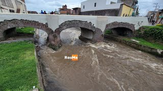 El río de Pénjamo así con las fuertes lluvias [upl. by Platas]